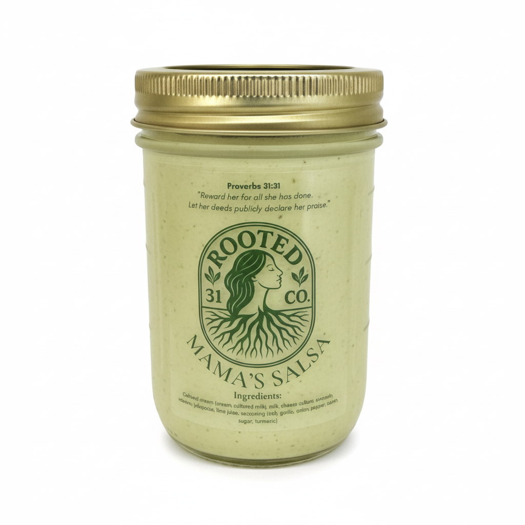 Rooted 31 Mama's Creamy Jalapeño Salsa – 8 oz – Rooted 31 Co